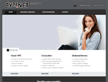 Tablet Screenshot of dynamicinternet.com